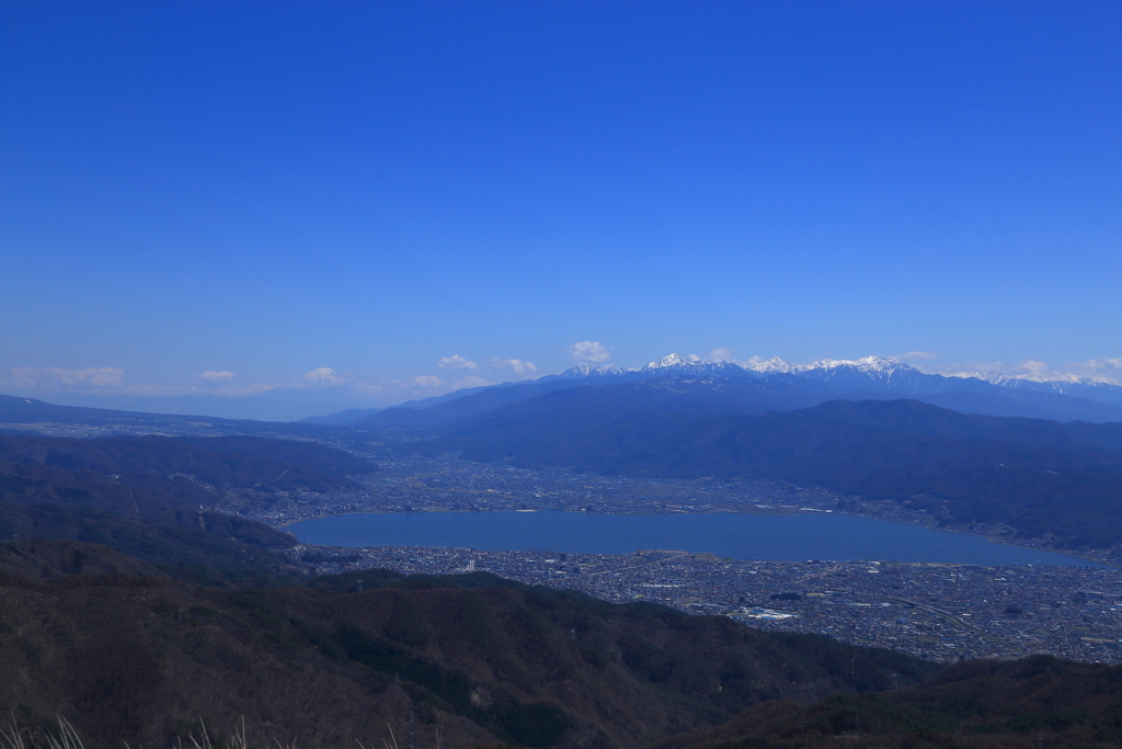 ようやく見えた富士山