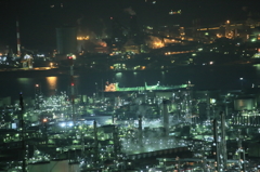 水島工業地帯　夜景