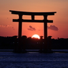 2016年最後の夕陽