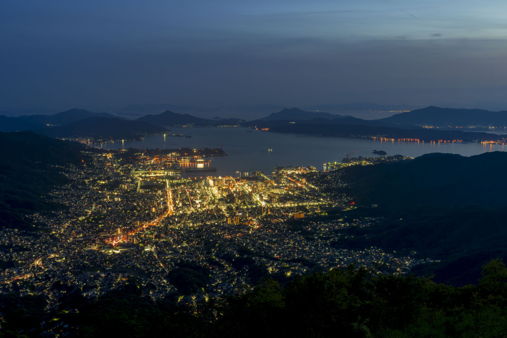 灰が峰　夜景