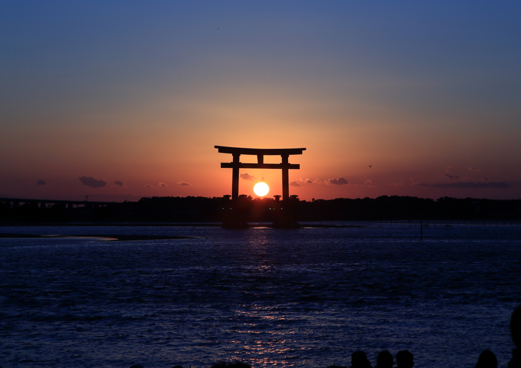 2016年最後の夕陽