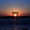 2016年最後の夕陽