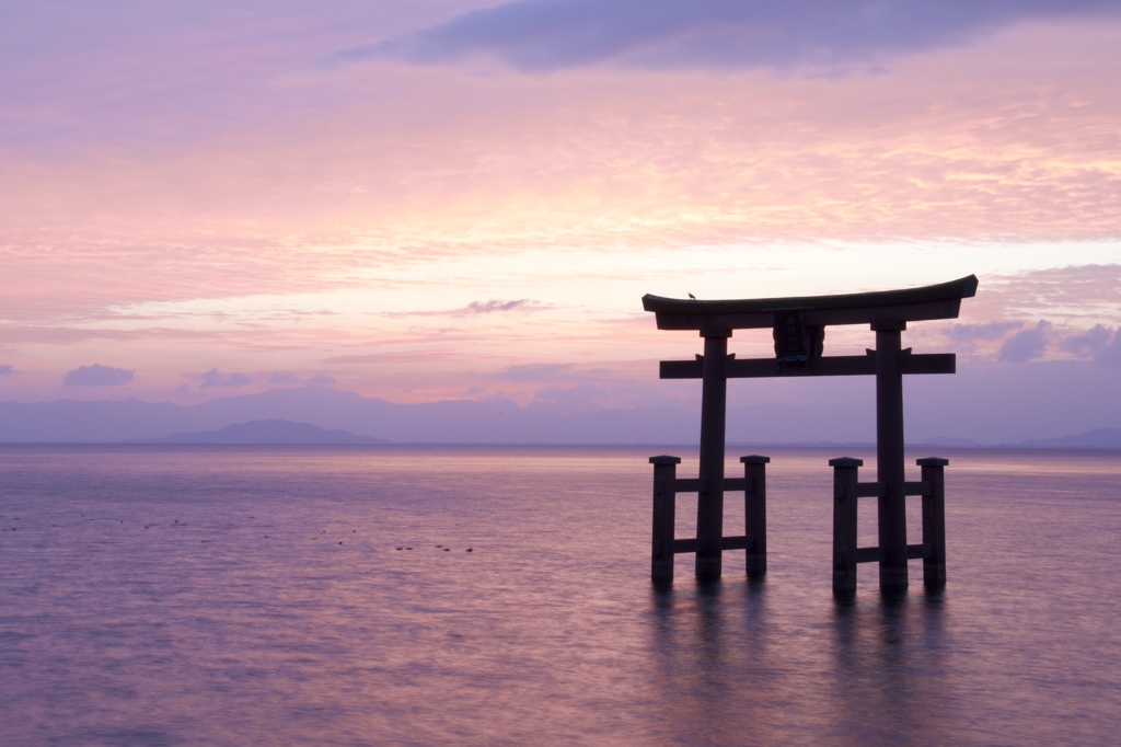 琵琶湖の朝