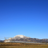 伊吹山X新幹線X青空