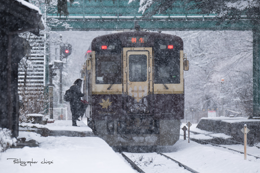 わたらせ雪景色