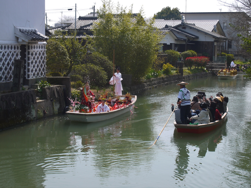 柳川ひな祭り水上パレード