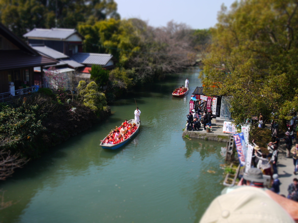 柳川ひな祭り水上パレード