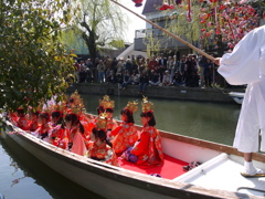 柳川ひな祭り水上パレード