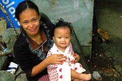 Mother and daughter in Banaue