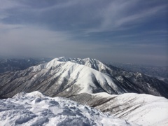 どこまでも続く稜線