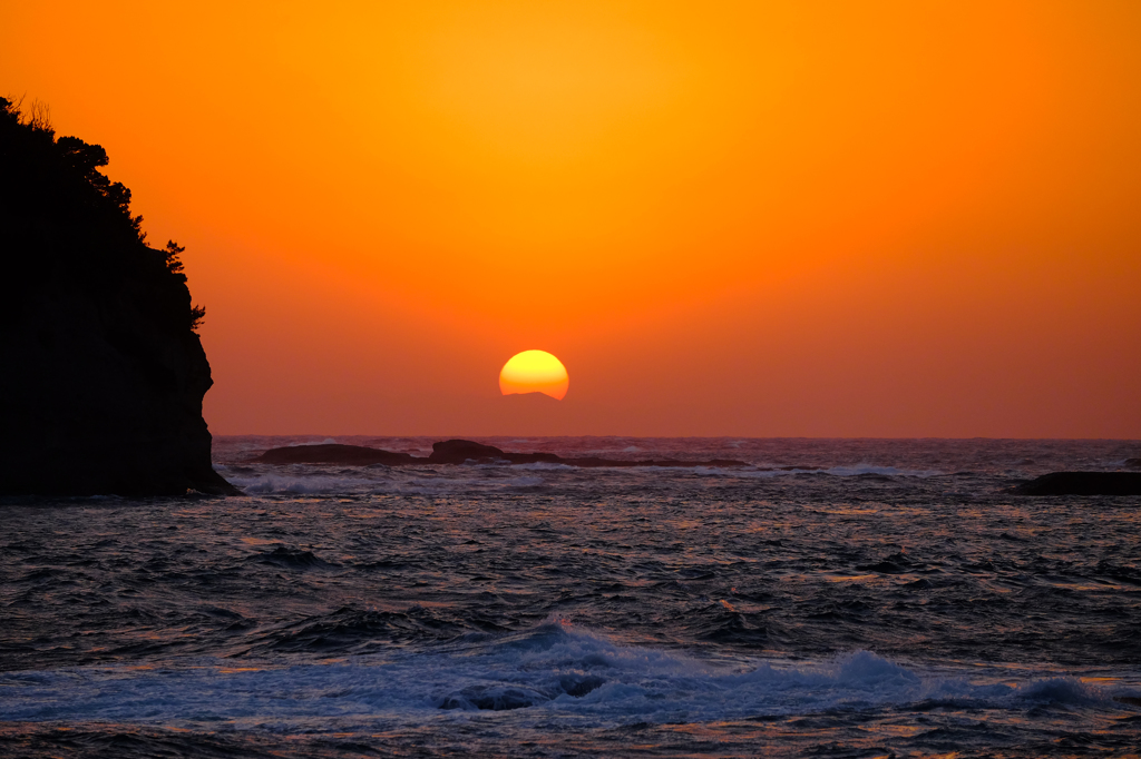 南紀の夕陽