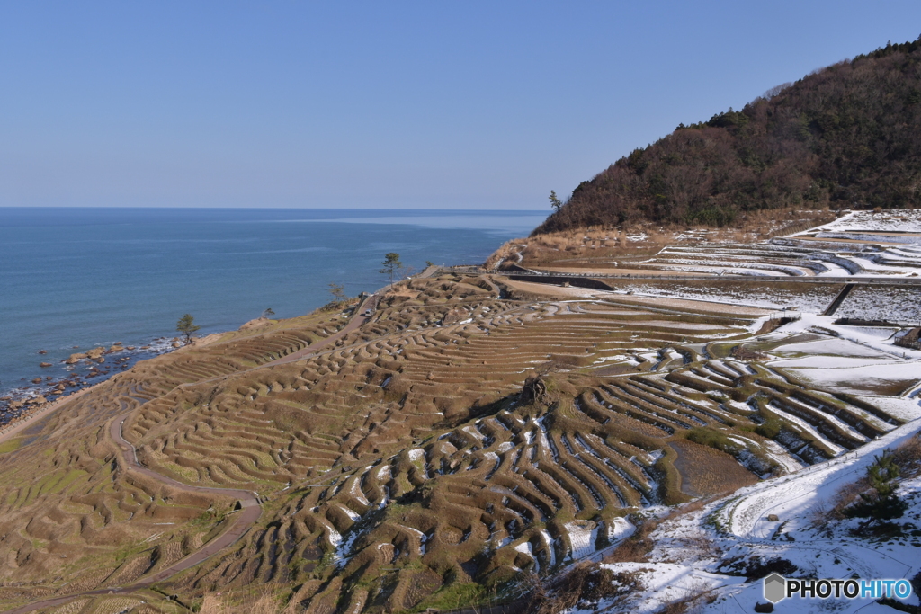 冬の千枚田