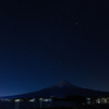 富士山と星空