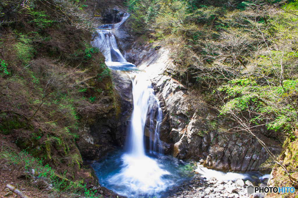 西沢渓谷　七ツ釜五段の滝