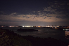 夜の大橋