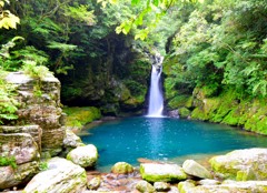 秘境の滝
