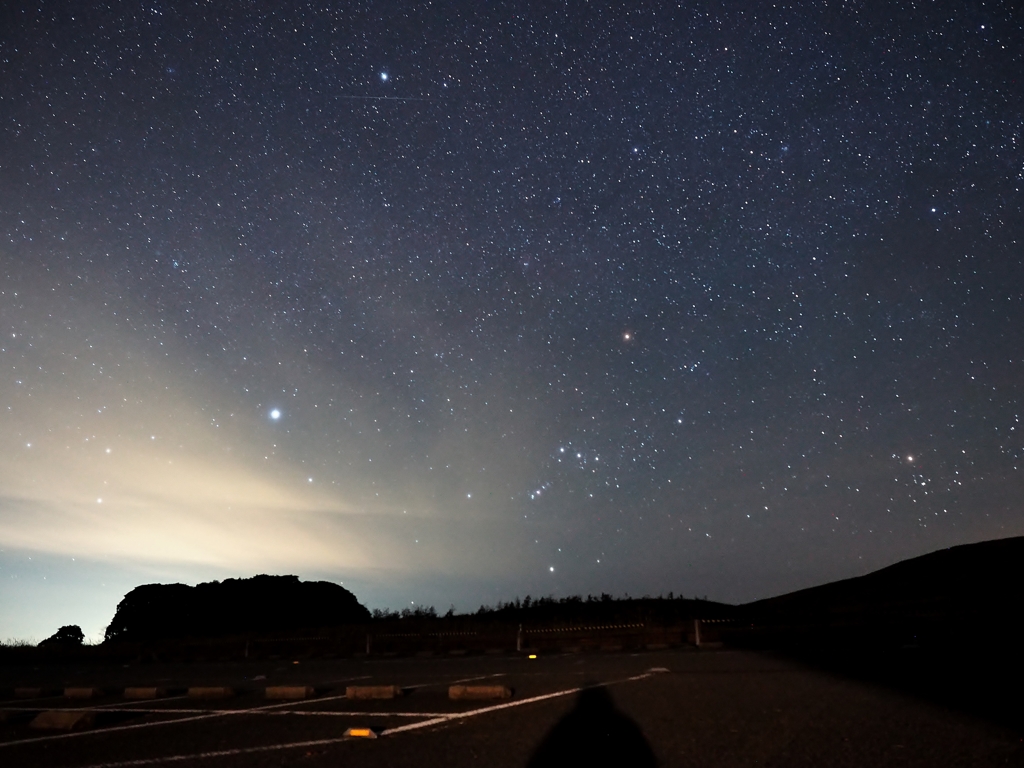 流れ星と　私