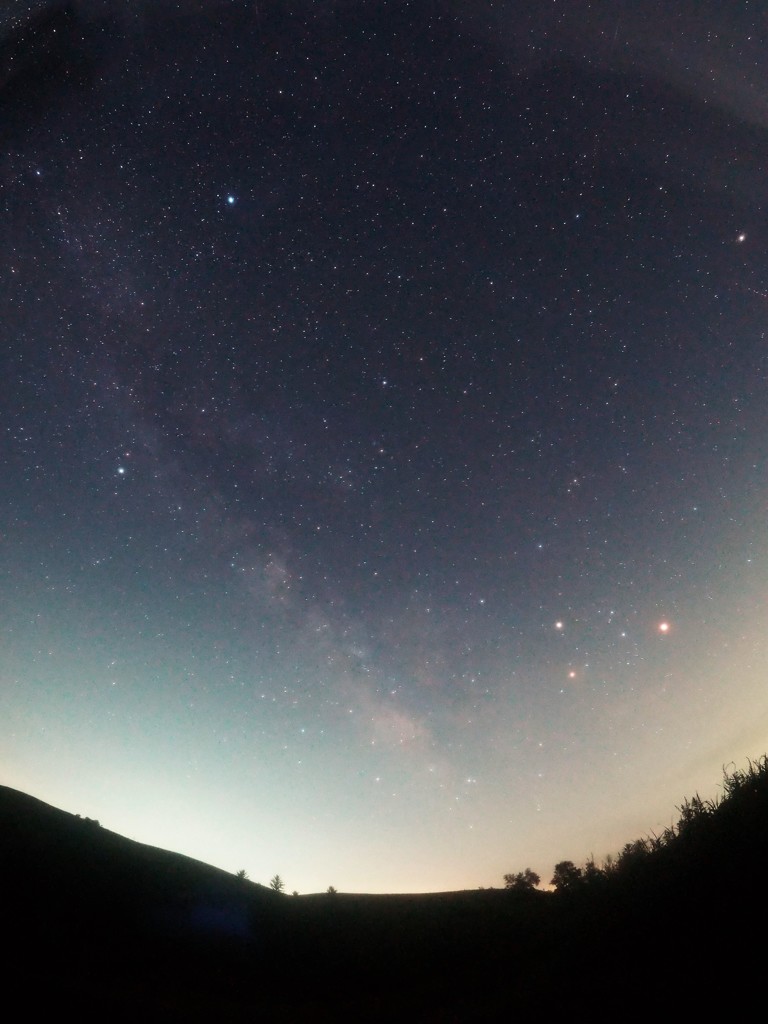 夏の夜空