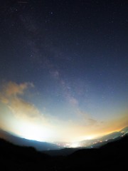私の街にも天の川