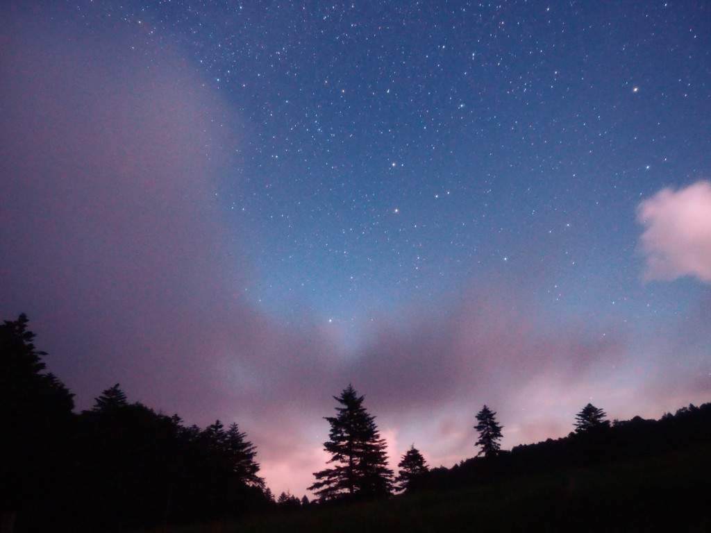 北八ヶ岳の夜