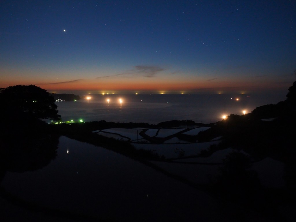 星降る棚田