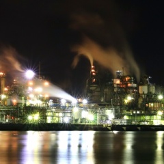 山口県周南市 工場夜景