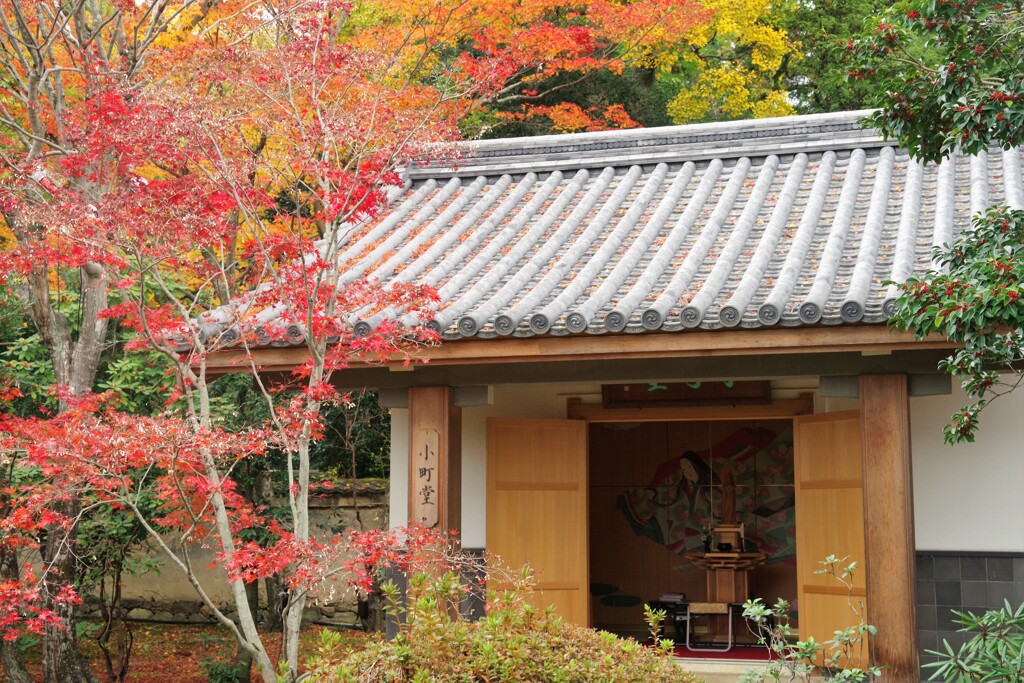 小町堂の秋