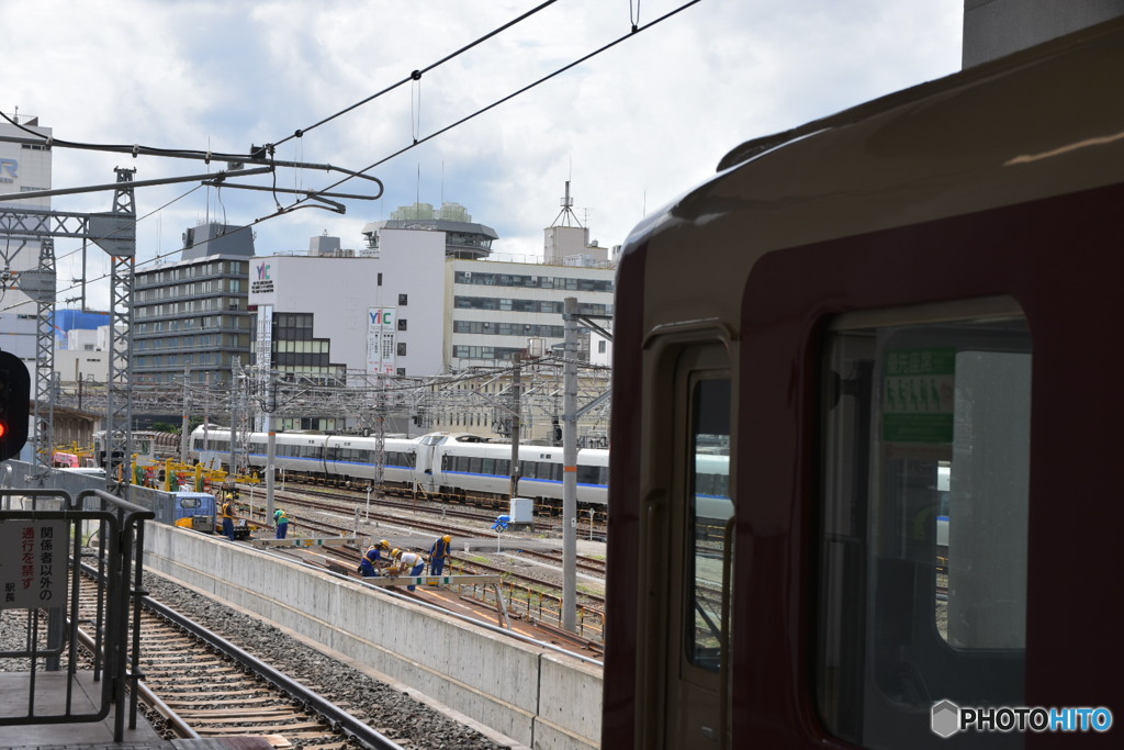 近鉄京都駅からのサンダーバード