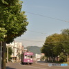嵐電の朝