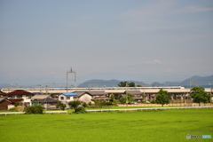 田園を駆け抜ける