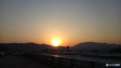 夕日