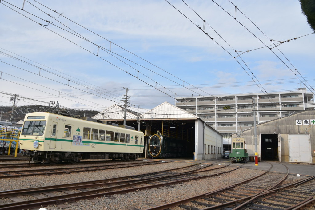 叡電車両基地