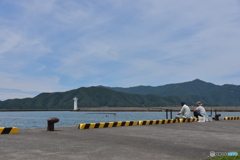 梅雨の合間の太公望