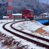 長良川鉄道　冬景色
