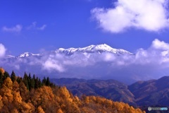 鈴蘭高原からの乗鞍岳