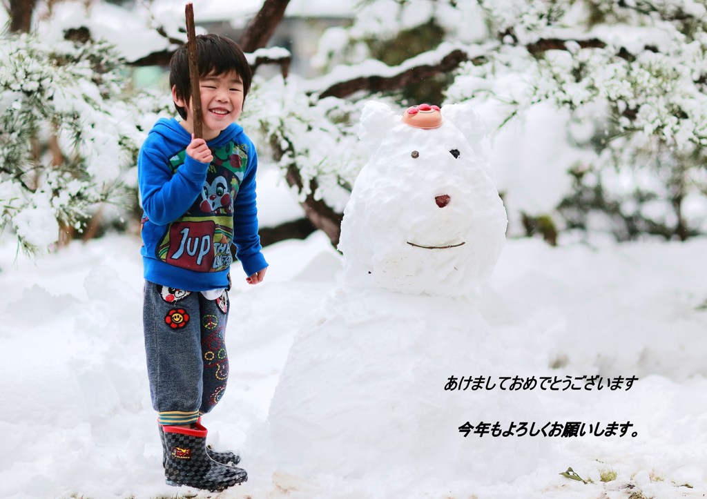 雪ダルマ