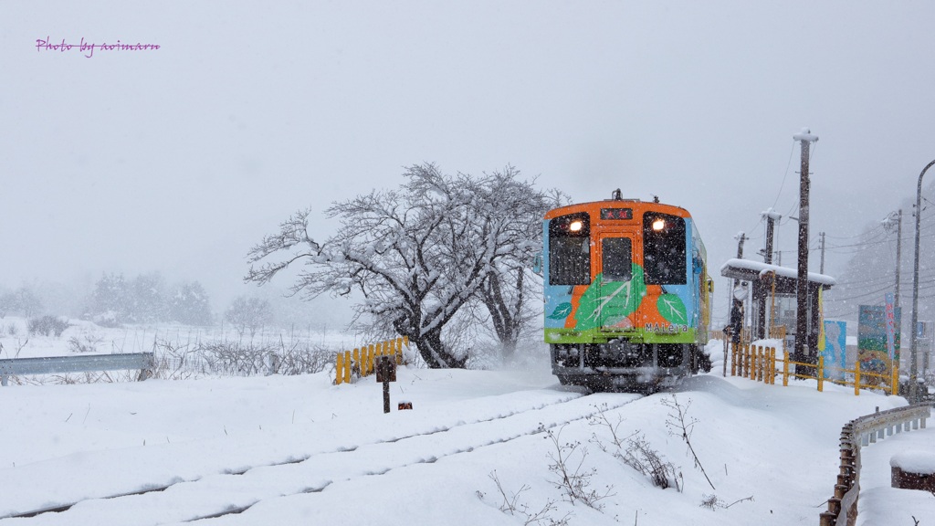 樽見鉄道　冬浪漫