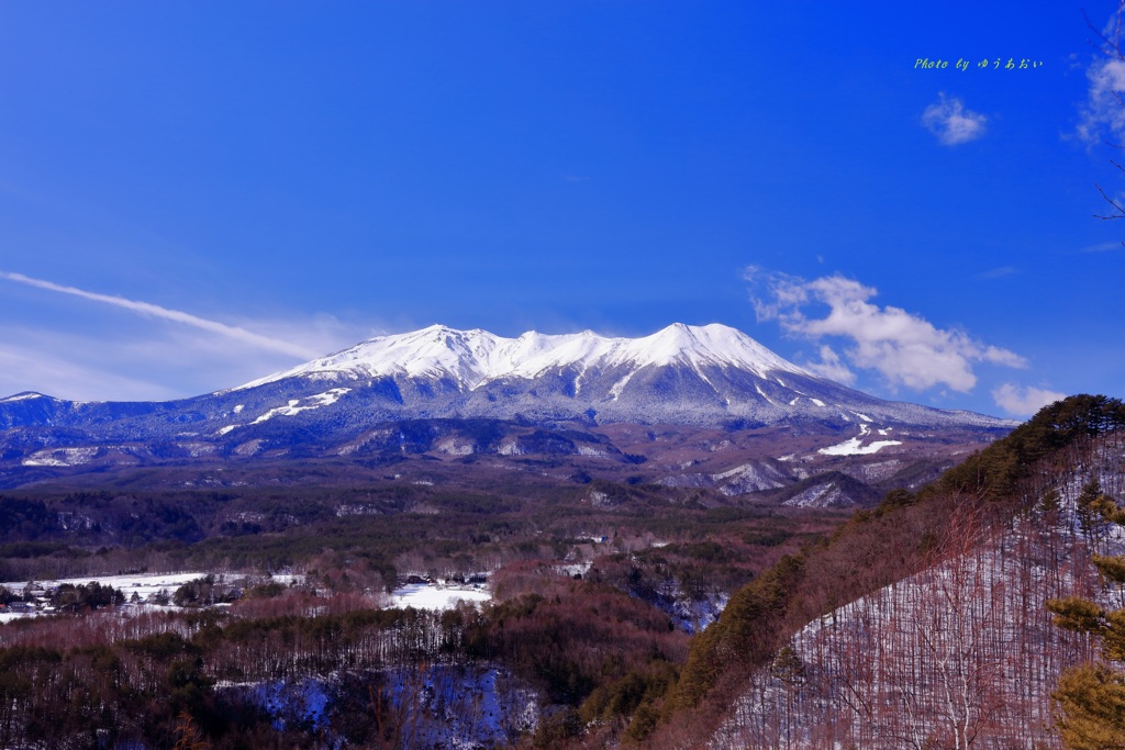 御岳冬景