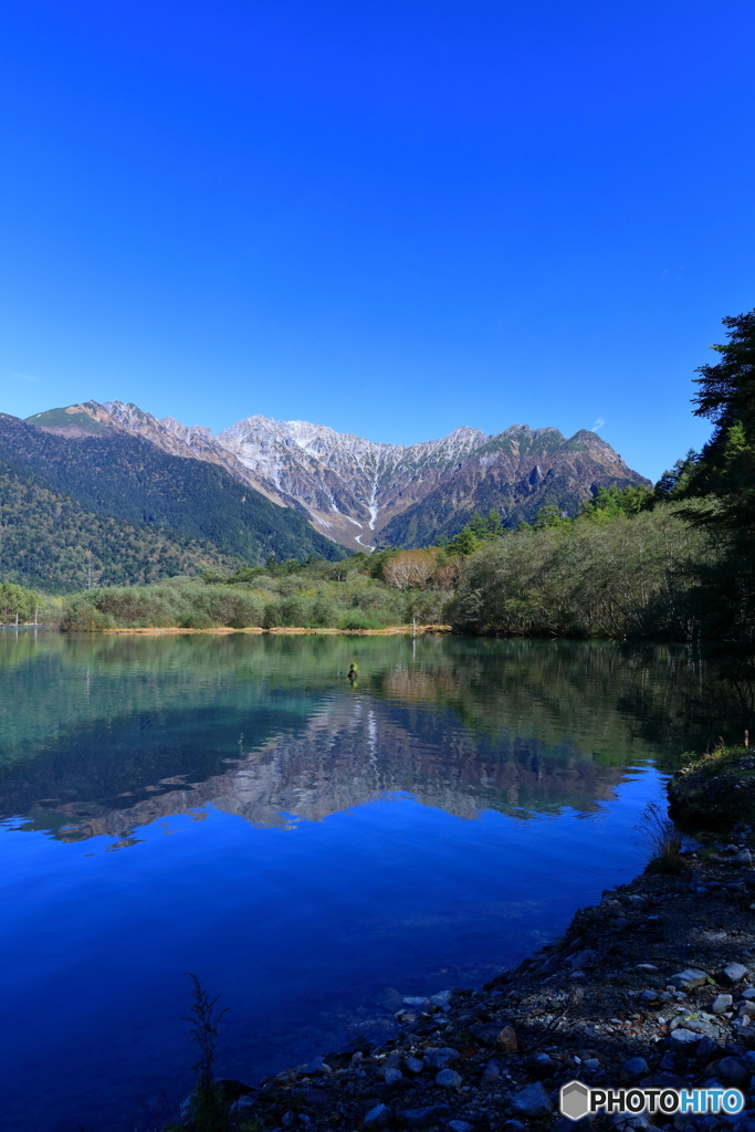 上高地(穂高連峰●大正池）