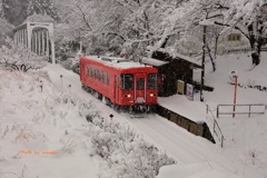 樽見鉄道　冬の旅