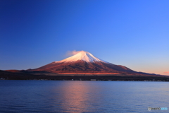 富士山朝焼け