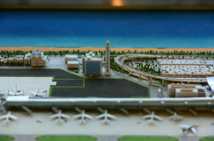 Toy of airfield