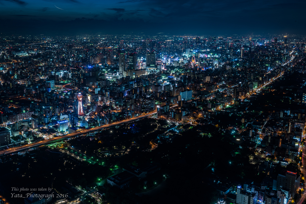 ハルカス夜景