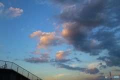 青と夕暮れ