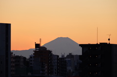 望遠デビューの富士山