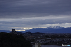 白帝城と伊吹山