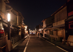 花見小路の黄昏