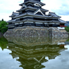 対象形の天守閣