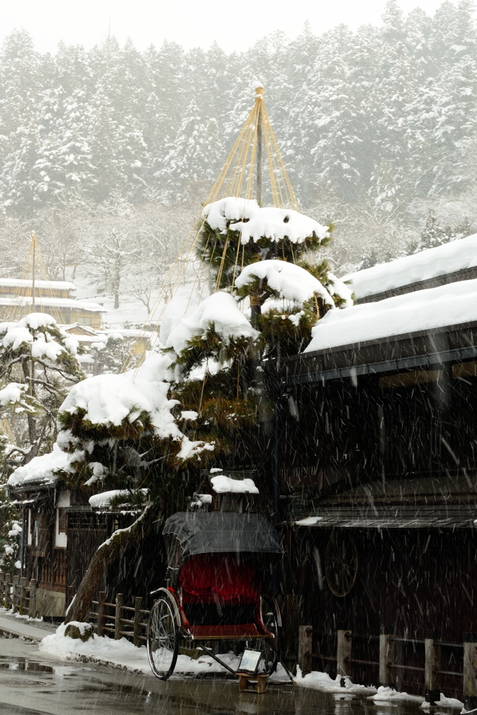 雪が降る・客は来ない