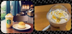 スターバックスでの写真　AIと私の差